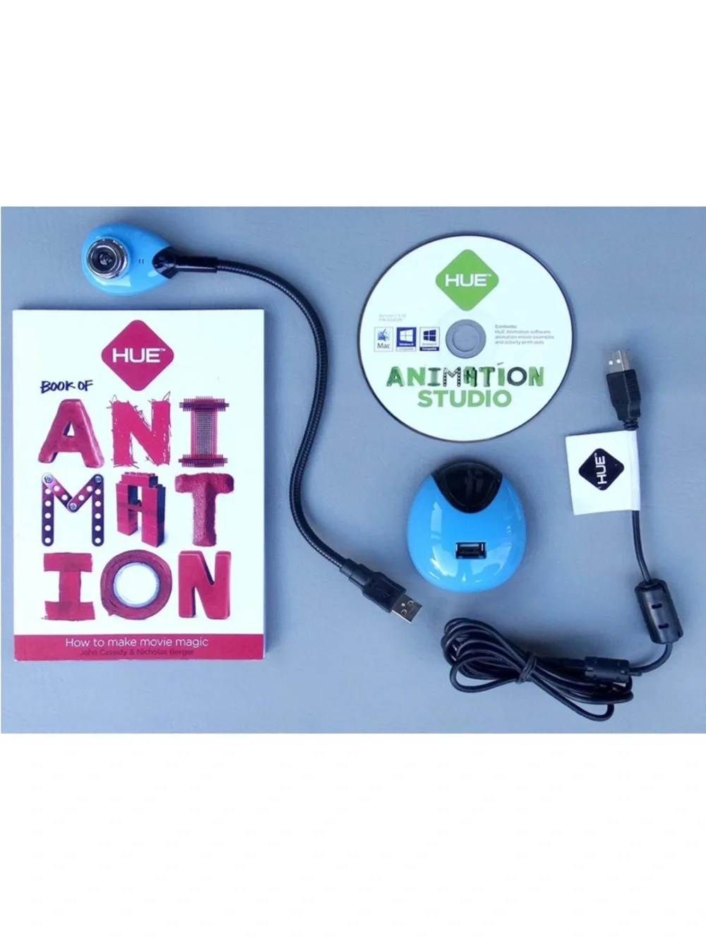 HUE Animation Studio Stop Motion Kit - Sealed box . Inside Camera is Blue .